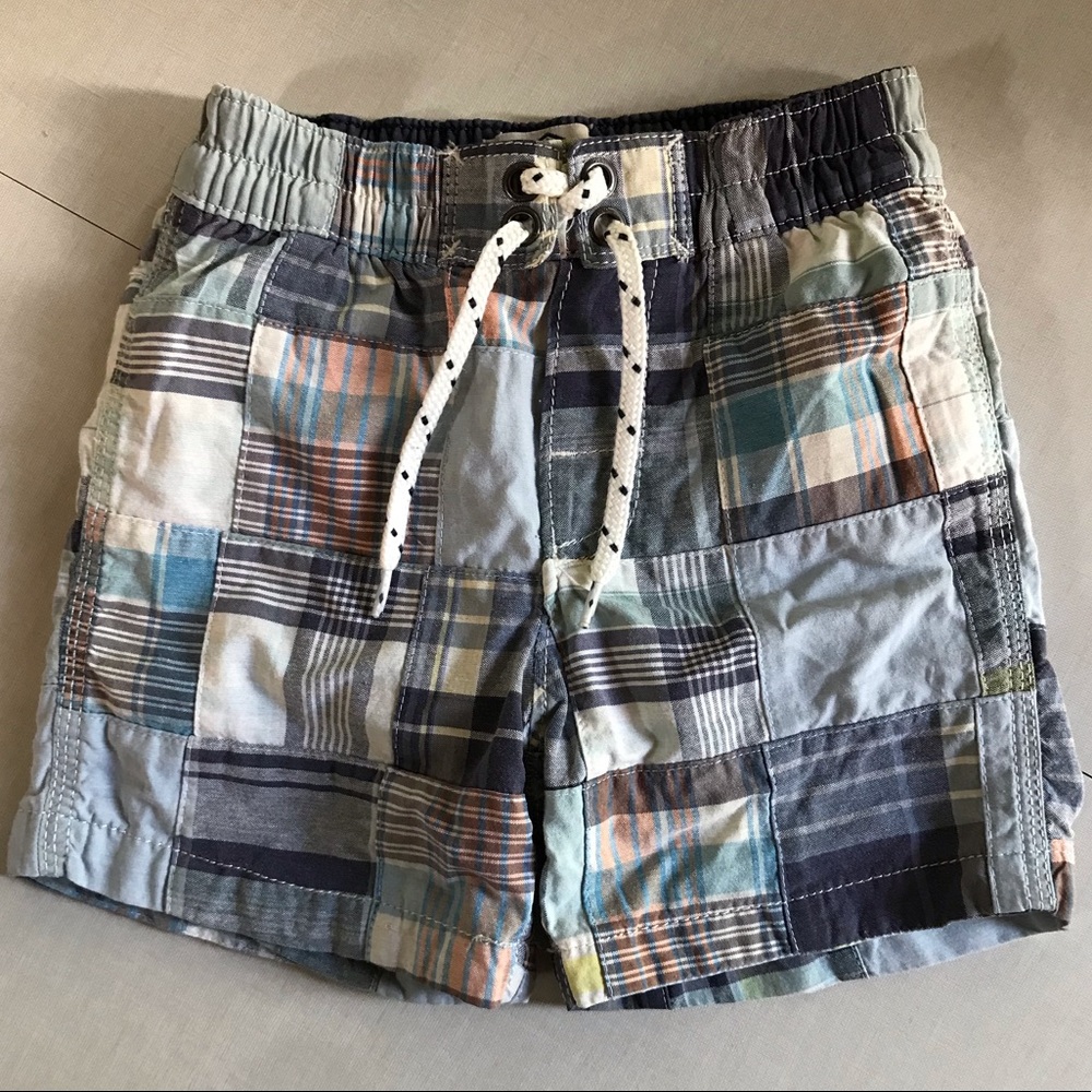 BabyGap Madras Swim Trunks 2T